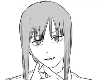 🌫 8ce785aa Makima Chainsaw Man makima, chainsaw man, anime, manga, karakter telegram sticker