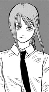 🌫 f0543d10 Makima Chainsaw Man Anime, Manga, Makima, Chainsaw Man, Karakter, Ilustrasi, Potret telegram sticker