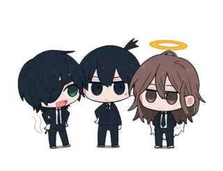 🤍 51688ec7 Anime, Personaggi, Chibi, Carino, Fanart, Adesivo telegram sticker