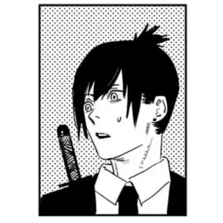 𝐂𝐡𝐚𝐢𝐧𝐬𝐚𝐰 𝐌𝐚𝐧! ᵇʸ @oroka_na_tenshi telegram stickers