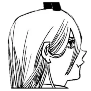 ☹️ 078390b8 Power Chainsaw Man 电锯人, 帕瓦, 动漫, 漫画 telegram sticker