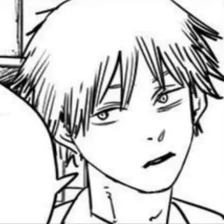 🔪 39ae1867 Denji Chainsaw Man Anime, Manga, Chainsaw Man, Denji, Personnage telegram sticker