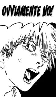 😡 5a7875b1 OVVIAMENTE NO! Manga, Anime, Esclamazione, Italiano, Espressione telegram sticker