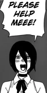 🤍 0aecbe30 PLEASE HELP MEEE! Anime, Manga, Aide, Suppliant, Détresse, Personnage whatsapp sticker