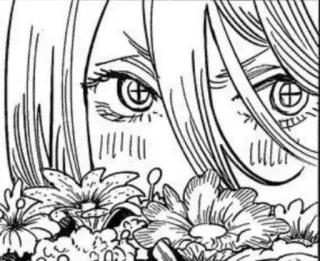 🤍 4e4ac534 Anime, Manga, Fille, Fleurs, Portrait, Art, Dessin whatsapp sticker