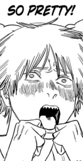 🤍 51650507 SO PRETTY! Anime, Manga, Joyeux, Réaction, Joli whatsapp sticker