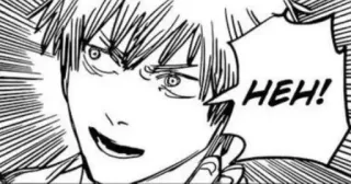 🤍 5461d689 HEH! heh, animé, manga, expression, BD whatsapp sticker