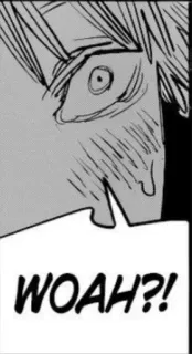 🤍 c099cf43 WOAH?! dessin animé, expression, choc, surprise, exclamation whatsapp sticker