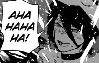 🤍 e33d65c2 AHA
HAHA
HA! Anime, Manga, Rire, Sueur, Bulle de dialogue, Noir et blanc whatsapp sticker