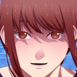 ☄ 3999d310 Makima Chainsaw Man Аниме, Человек-бензопила, Макима, Манга telegram sticker