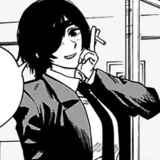 🤗 68f45253 Reze Chainsaw Man Anime, Manga, Reze, Chainsaw Man, Chica Bomba, Cigarrillo telegram sticker