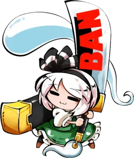 Cham's Ghost Gal | @ChamChan telegram stickers