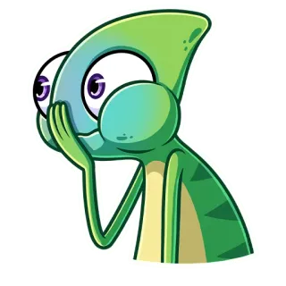 🤢 22f3f35e Tắc kè hoa, Thằn lằn, Hoạt hình, Biểu tượng cảm xúc, Nhãn dán, Dễ thương, Bò sát telegram sticker