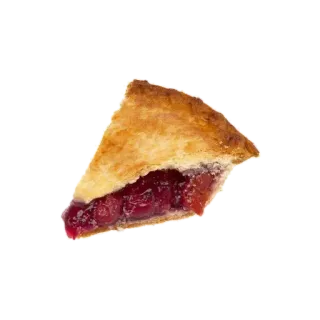 🥧 42c02866 taart, kersentaart, dessert, eten, gebak, zoet telegram sticker