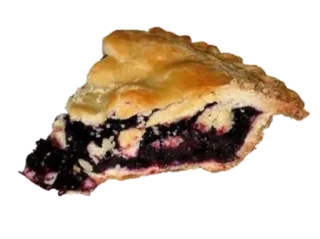 🥧 791081cd eten, taart, bosbes, dessert, gebak, gebakken telegram sticker