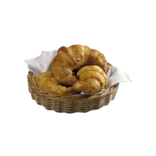 🥐 afbae8d3 Croissant, Eten, Gebak, Ontbijt, Brood, Mand telegram sticker