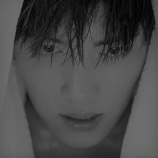 🥀 15fc91f4 사람, 얼굴, 인물사진, 흑백, 흑백, 클로즈업 telegram sticker