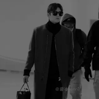 🥀 7f521a8b @蓉油hunni 남자, 선글라스, 코트, 공항, 여행, 패션 telegram sticker