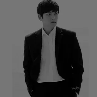 🥀 955f775d 남자, 정장, 인물 사진, 흑백, 패션 telegram sticker