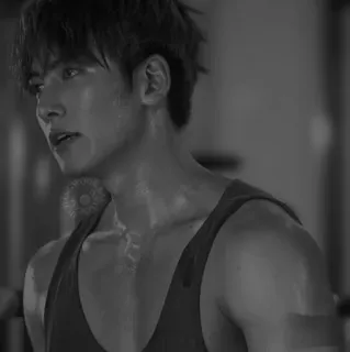 🥀 f001b83b 피트니스, 헬스장, 운동, 남자, 땀, 운동 telegram sticker