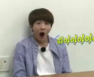 🀄️ 0c886fc4 하이이이이이 shock, sorpresa, persona, coreano whatsapp sticker