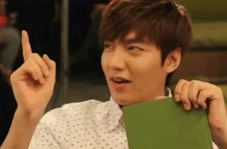 😕 57d484c1 Lee Min-ho актер, корейский, мужчина, знаменитость, развлечения whatsapp sticker