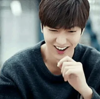 😏 7231ee85 Lee Min-ho актер, улыбка, мужчина, корейский, азиатский, знаменитость whatsapp sticker