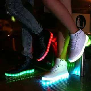 😍 ce9d90e9 zapatos, zapatillas, luces LED, moda, calzado telegram sticker