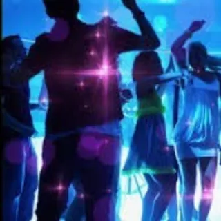 💃 d35b7d76 baile, vida nocturna, club, fiesta, música, celebración, gente, bailando telegram sticker