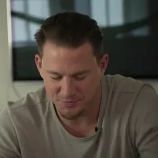 🕸 0c7a4157 Channing Tatum celebryta, aktor, osoba, mężczyzna, twarz telegram sticker