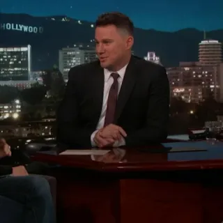 🍂 667ab5be Channing Tatum, Talk show, Hollywood, Gwiazda, Aktor telegram sticker
