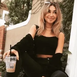 🐞 9f020783 女人, 女孩, 肖像, 人, 女性, 咖啡, 饮料 telegram sticker