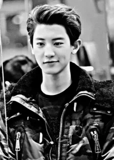 🥀 20e023a4 портрет, мужчина, мода, монохром, стиль whatsapp sticker