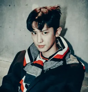 😏 da74144b Chanyeol K-Pop, Sänger, Idol, Mann, Mode telegram sticker