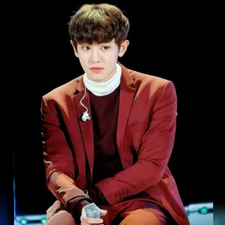 😪 6d3ab49d Park Chanyeol kpop, певец, чханёль, exo, актёр, музыкант, айдол telegram sticker