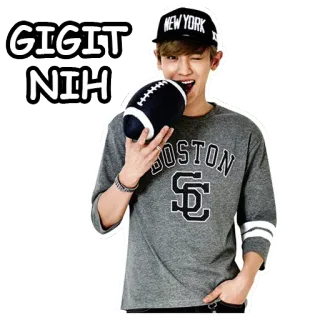 😁 1b9140b9 GIGIT NIH kpop, hombre, retrato, indo, divertido telegram sticker