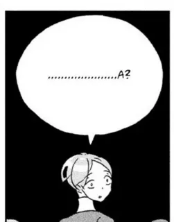 ❓ 3d05243c ............A? manga, anime, speech bubble, question, character, cartoon whatsapp sticker