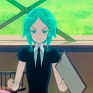 😄 c1d906a0 Phosphophyllite Land of the Lustrous anime, character, phosphophyllite, land of the lustrous whatsapp sticker