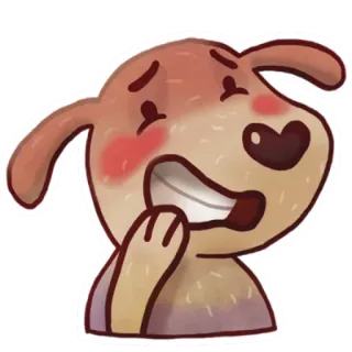 ☺️ db6a3510 หมา, การ์ตูน, ภาพประกอบ, น่ารัก, กังวล, เป็นห่วง, เสียใจ, เศร้า telegram sticker