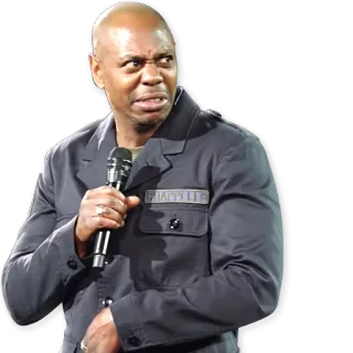 😁 7f74f5a4 Dave Chappelle Dave Chappelle, Comico, Microfono, Ritratto, Celebrità, Artista, Palco telegram sticker