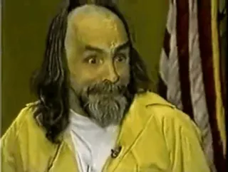 😐 c81898b7 Charles Manson Charles Manson, serial killer, crimine, capo culto telegram sticker