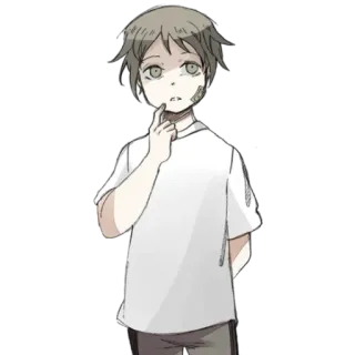 🤔 4a22d4b2 动漫, 男孩, 角色, 贴纸 telegram sticker