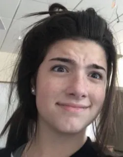 🥴 56391ee8 Charli D'Amelio charli d'amelio, dancer, social media, influencer, teen, face whatsapp sticker