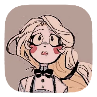❤ 4a492147 Charlie Morningstar Hazbin Hotel Cartone animato, Animazione, Charlie, Hazbin Hotel, Personaggio whatsapp sticker