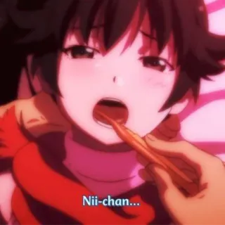 🤤 e8eb7076 Nii-chan... Anime, Soeur, Frère, Famille, Manger, Nourriture telegram sticker