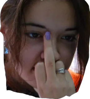🖕 26d6feeb doigt d'honneur, geste, offensant, impoli, irrespectueux telegram sticker