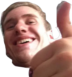 😃 428b9438 personne, pouce levé, geste, positif, accord, approbation telegram sticker