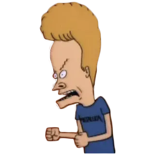 Beavis & Butt-head (@noclearmind) whatsapp stickers