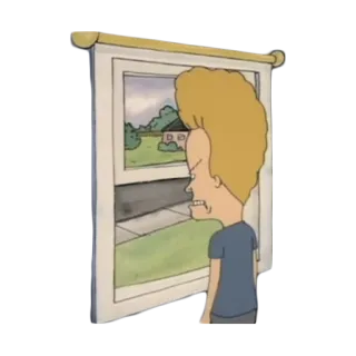 😠 7dc17d8f Beavis 만화, 코미디, 십대, 비비스와 버트헤드 telegram sticker