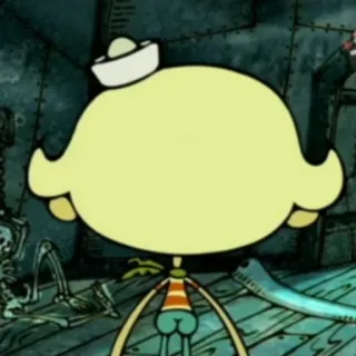 😶 00344947 Cartoon, Matrose, Rücken, Figur, Animation telegram sticker